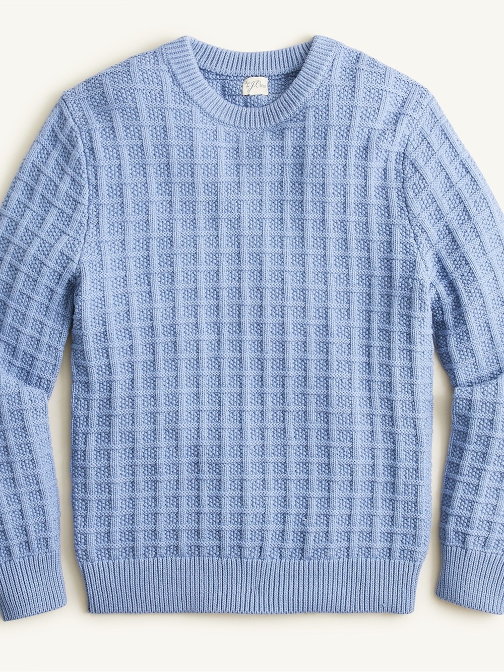 J. Crew Men’s Checkered Stitch Sweater